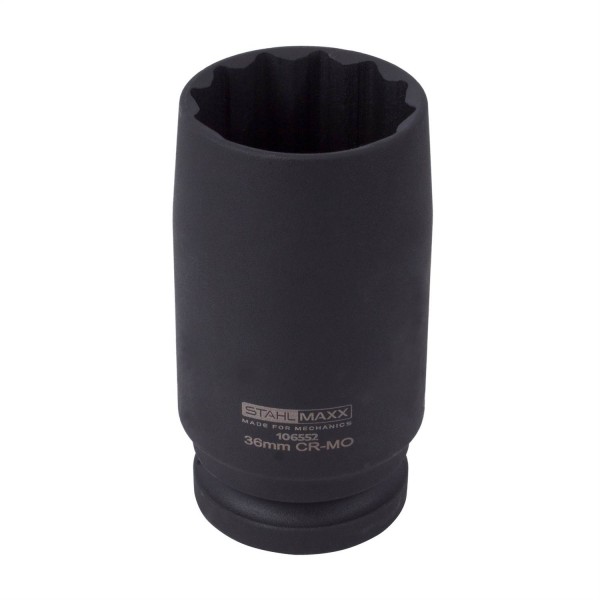 Steckschlüssel-Einsatz für Antriebswelle, 3/4&quot;, 12-kant, SW36, extra dünn