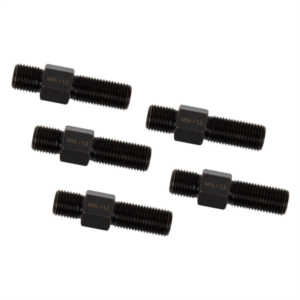 Adapterbolzensatz, 5-tlg., AG M14x1.5 x AG M14x1.5