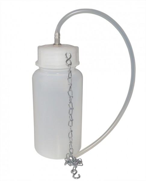 Auffangflasche für Flüssigkeit, 1L mit Kettenhalterung