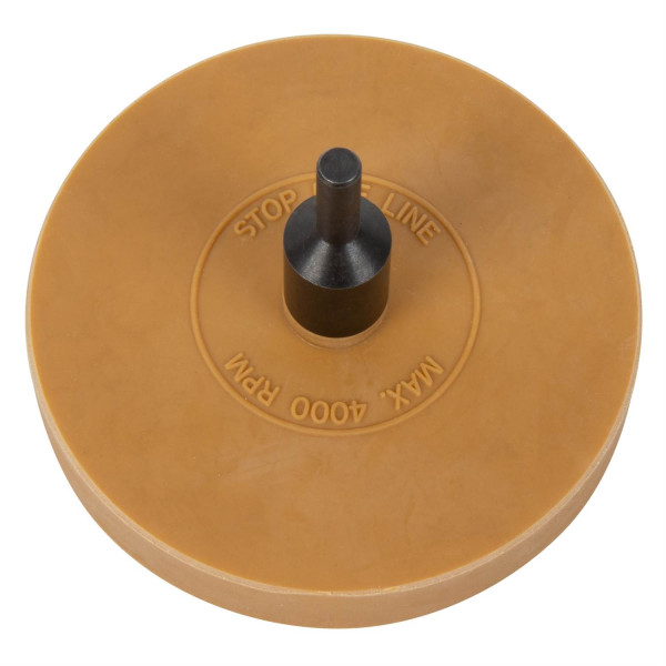 Folienradierer / Plakettenradierer Ø90 mm, inkl. Adapter