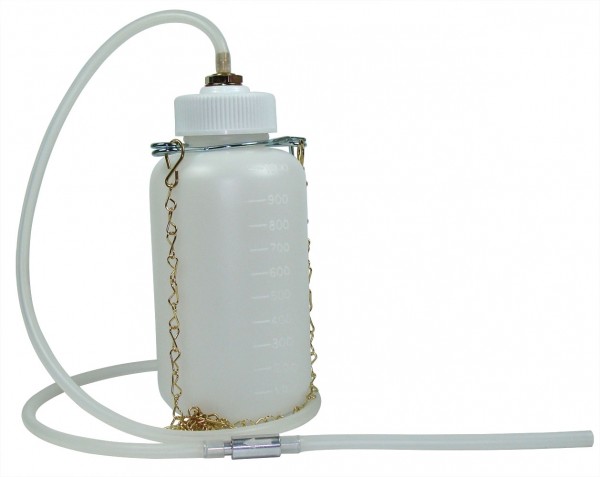 Auffangflasche für Flüssigkeit, 1L mit Kettenhalterung