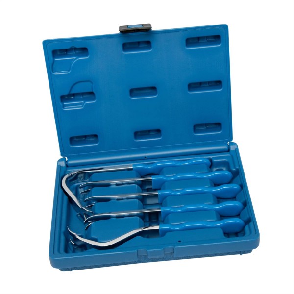 Türverkleidungs-/ Clipheber-Set, 5-tlg., gehärtet &amp; verchromt