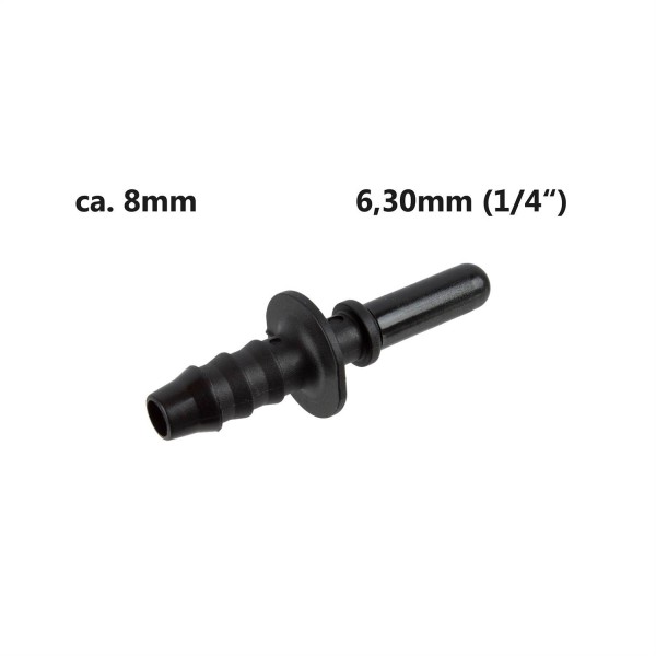 Männlichen-Steckverbinder SAE 6,30 (1/4&quot;) auf 8 mm Leitung