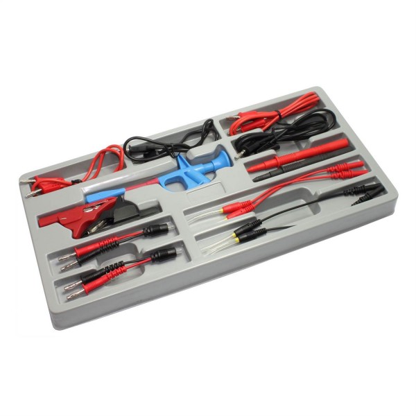 Prüfkabel und Zubehör für Multimeter, 15-tlg.