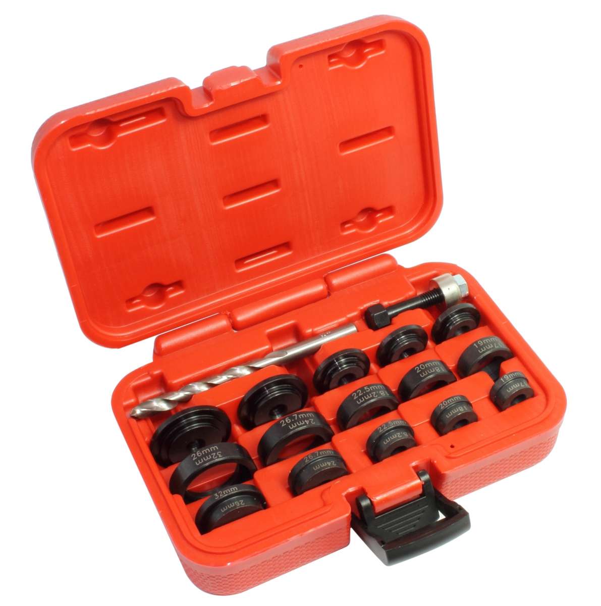 PDC Stanz-Werkzeug Erweiterungsset - 12 Größen Für Parksensoren 18,4-40,4mm